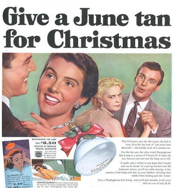 Vintage Fake Tanning Ads