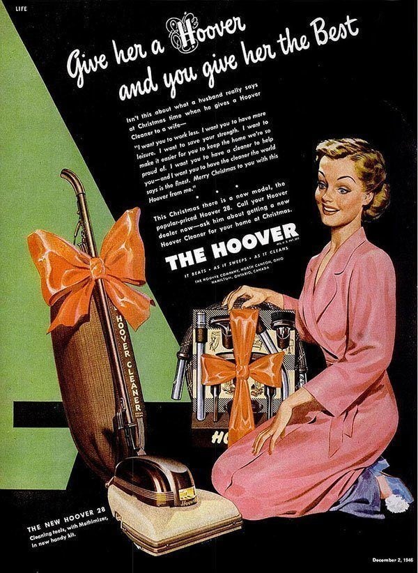 Sexist Vintage Hoover Ads