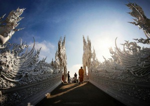 Entering A Buddhist Temple