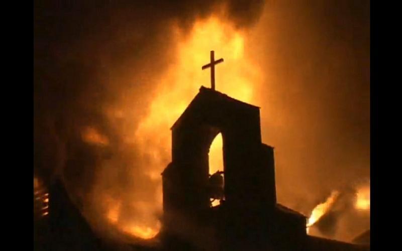 Benedict IX Burning Church