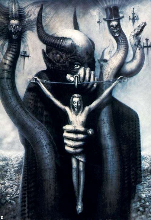 HR Giger Crucifixion