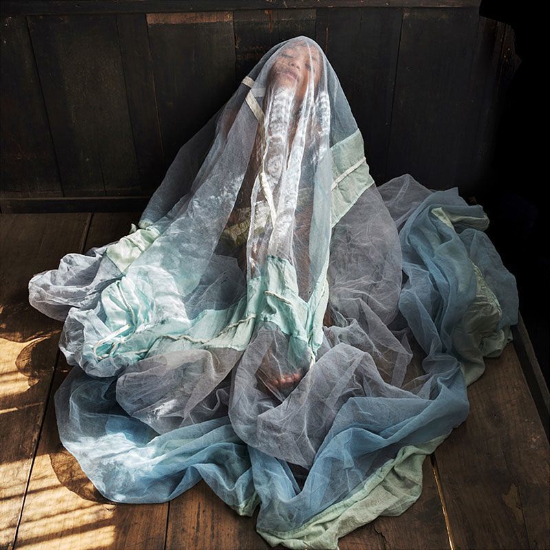 Girl Wears a Women's Veil
