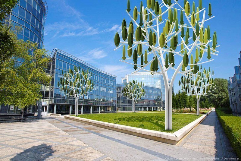 Digital Design of Tree-Shaped Wind Turbine