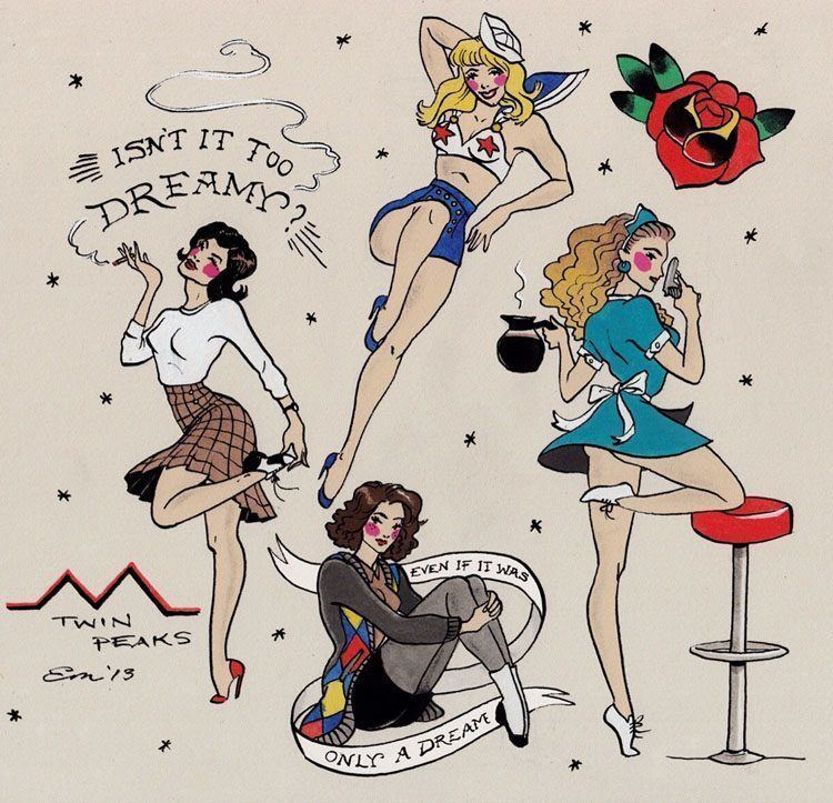 Twin Peaks Pin Ups