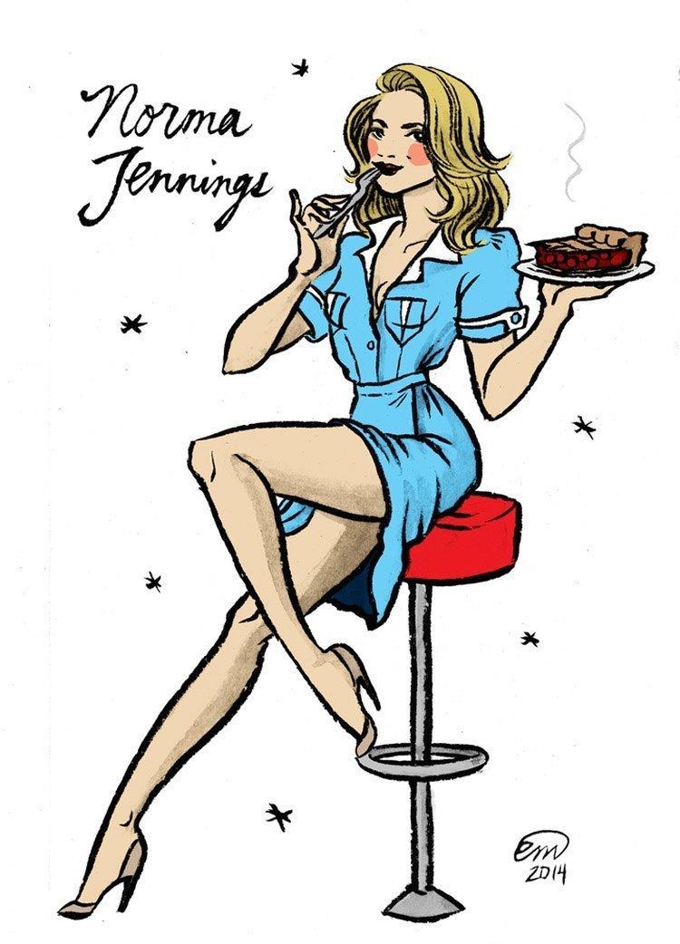 Twin Peaks Pin Ups Jennings