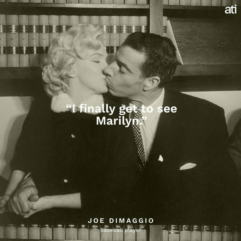 Joe DiMaggio's famous last words 