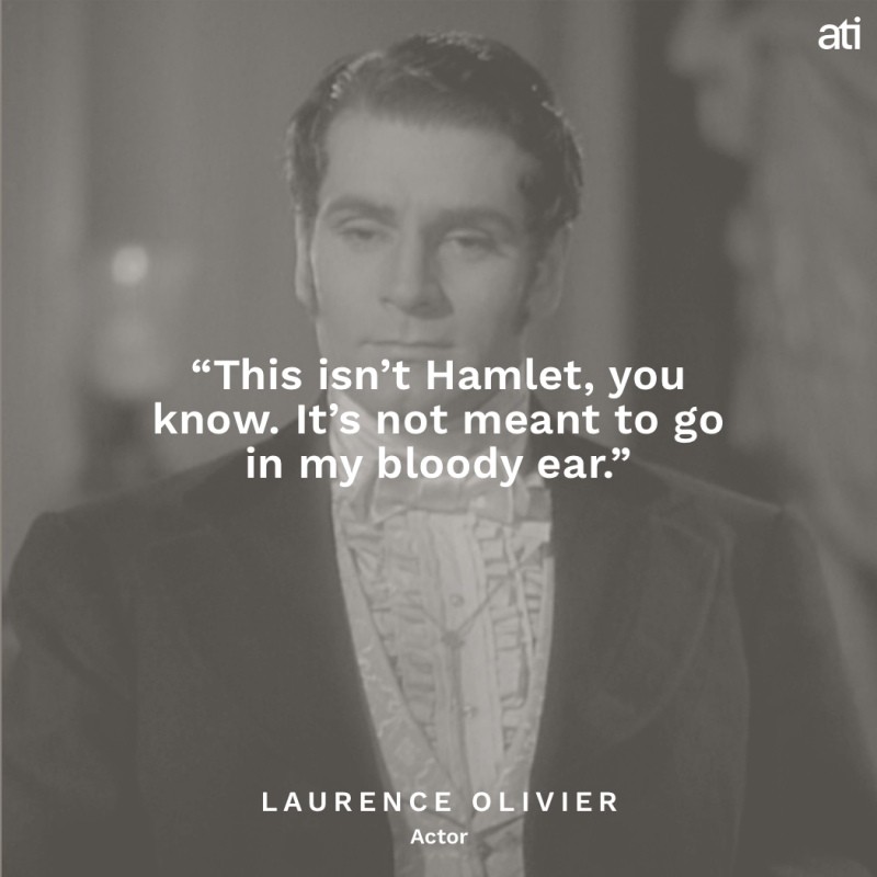 Laurence Olivier's Last Words