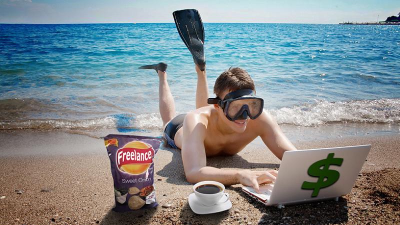 Freelancers Life Beach
