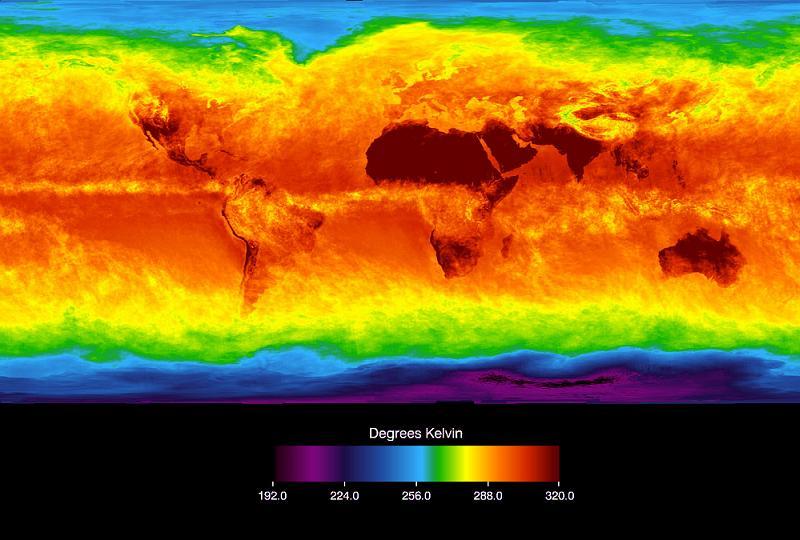 Global Warming Earth Infra Red