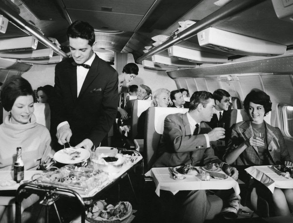 Golden Age Air Travel Serving