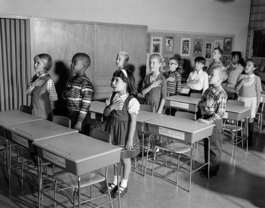 Pledge Of Allegiance In The 1960s