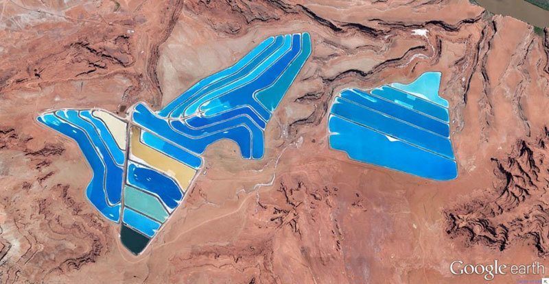Potash Ponds In Moab Utah