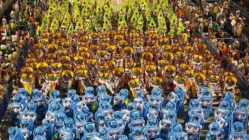 Carnival Crowds in Rio de Janeiro