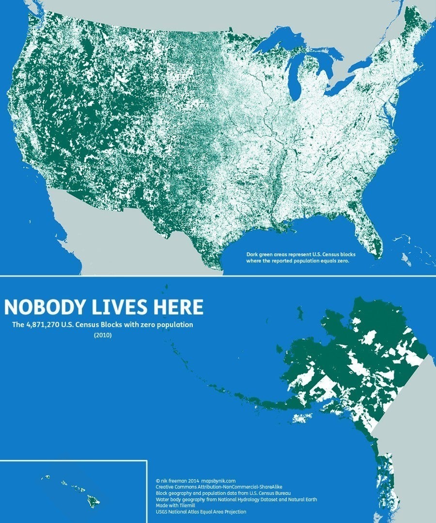 Uninhabited America