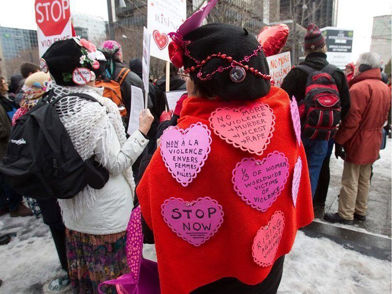 Canada Protests Sexual Violence