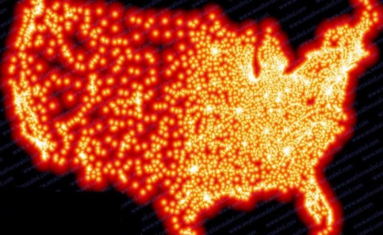 America Map By Mcdonalds Locations