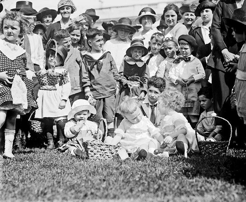 1921 Egg Roll at White House