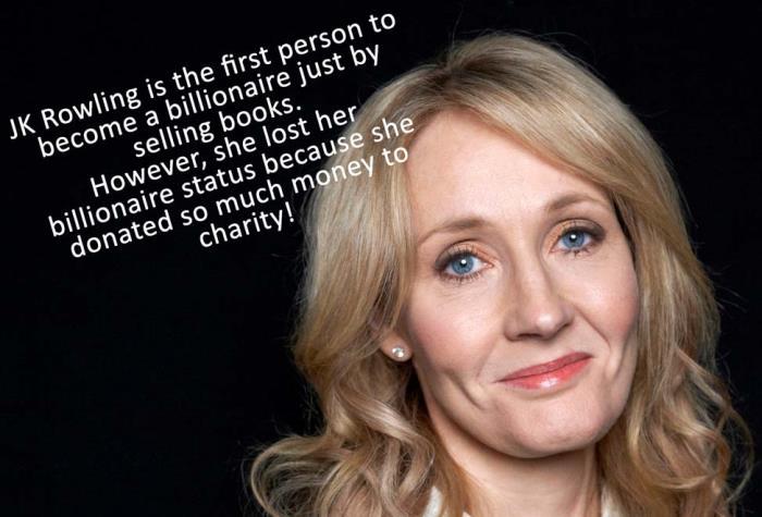 JK Rowling Facts Trivia