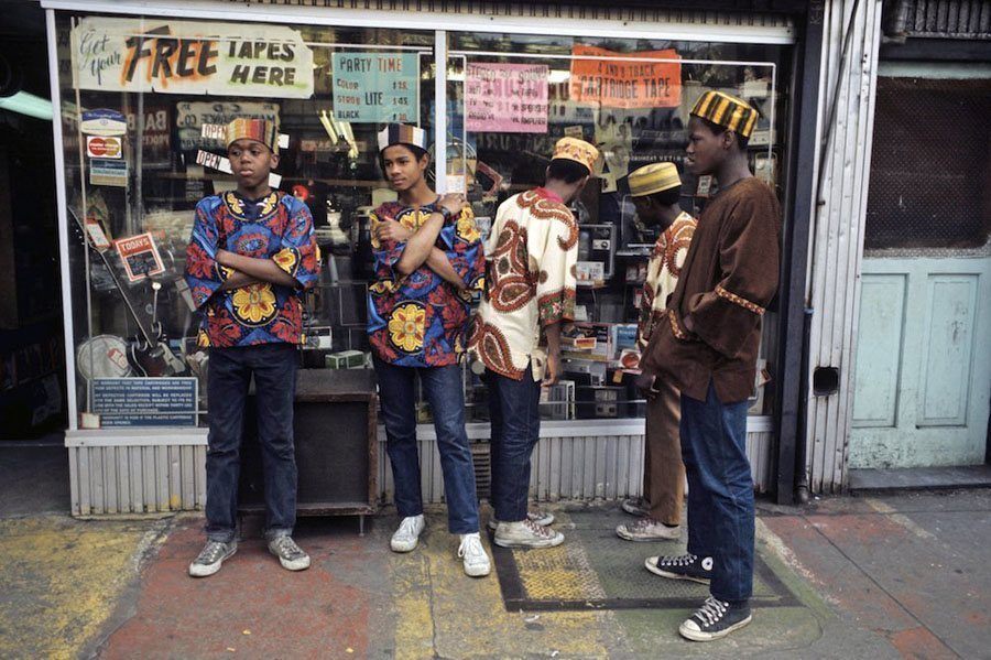 Kids Hanging Out In Harlem