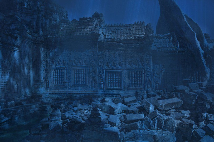 ice age artist ruins