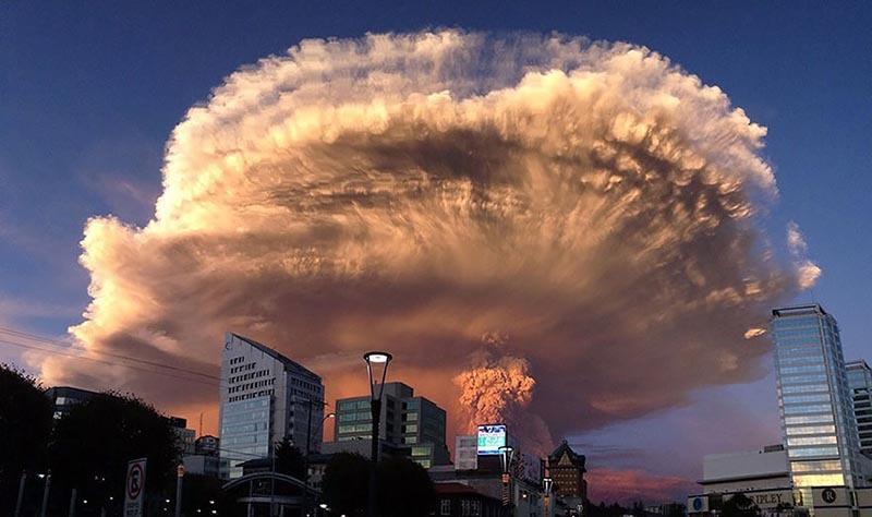 Chile Volcano Cloud