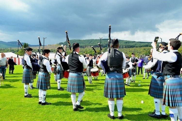 Cowal Games Band Playing