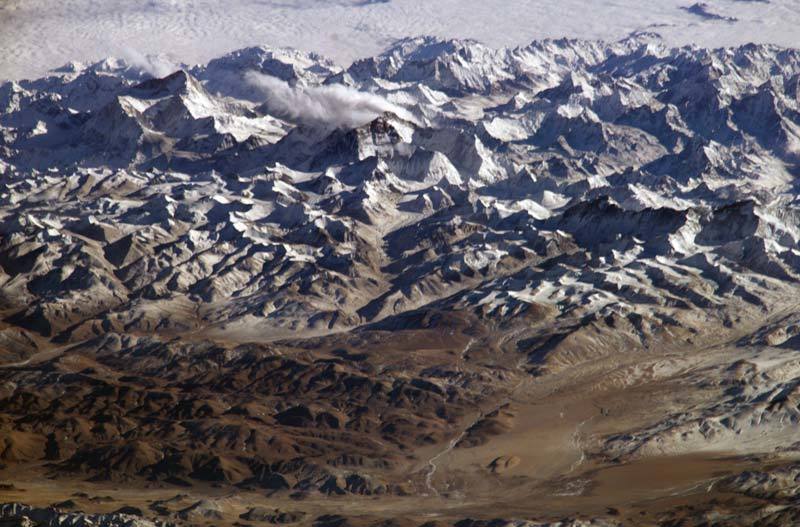 Himalayas from the ISS