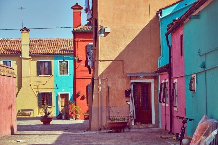 Alley In Burano