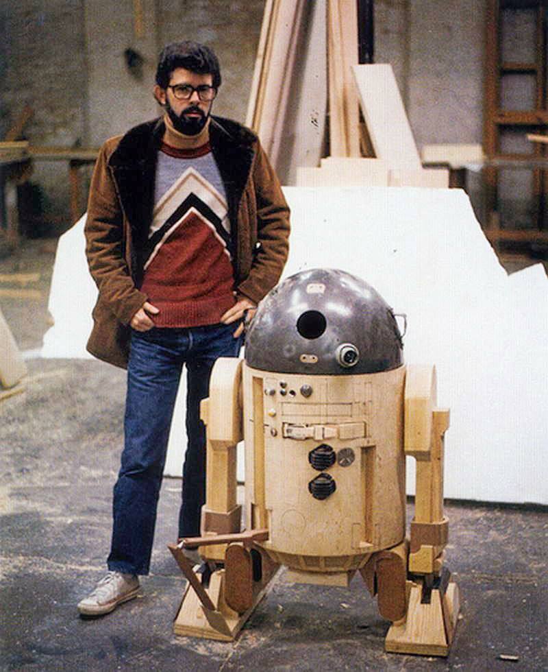 George Lucas With R2D2