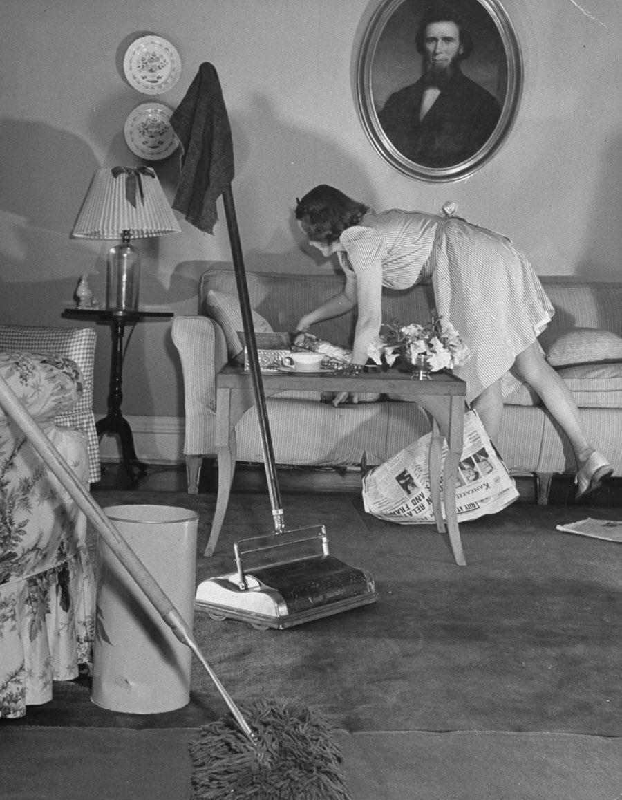 american mother 1941 couch cleaning