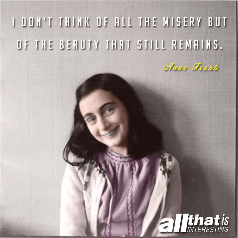 Anne Frank Quote On Beauty