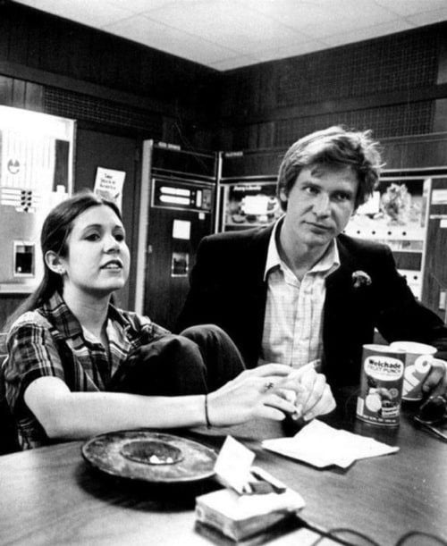 Carrie Fisher And Harrison Ford