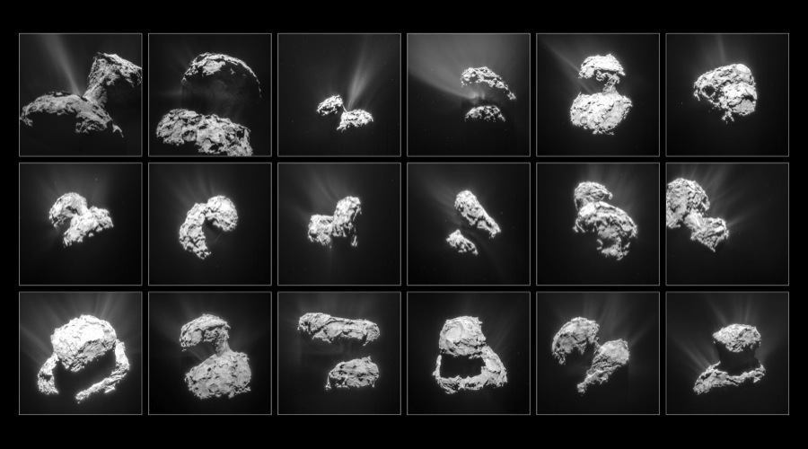 Europe Space Comet Frames