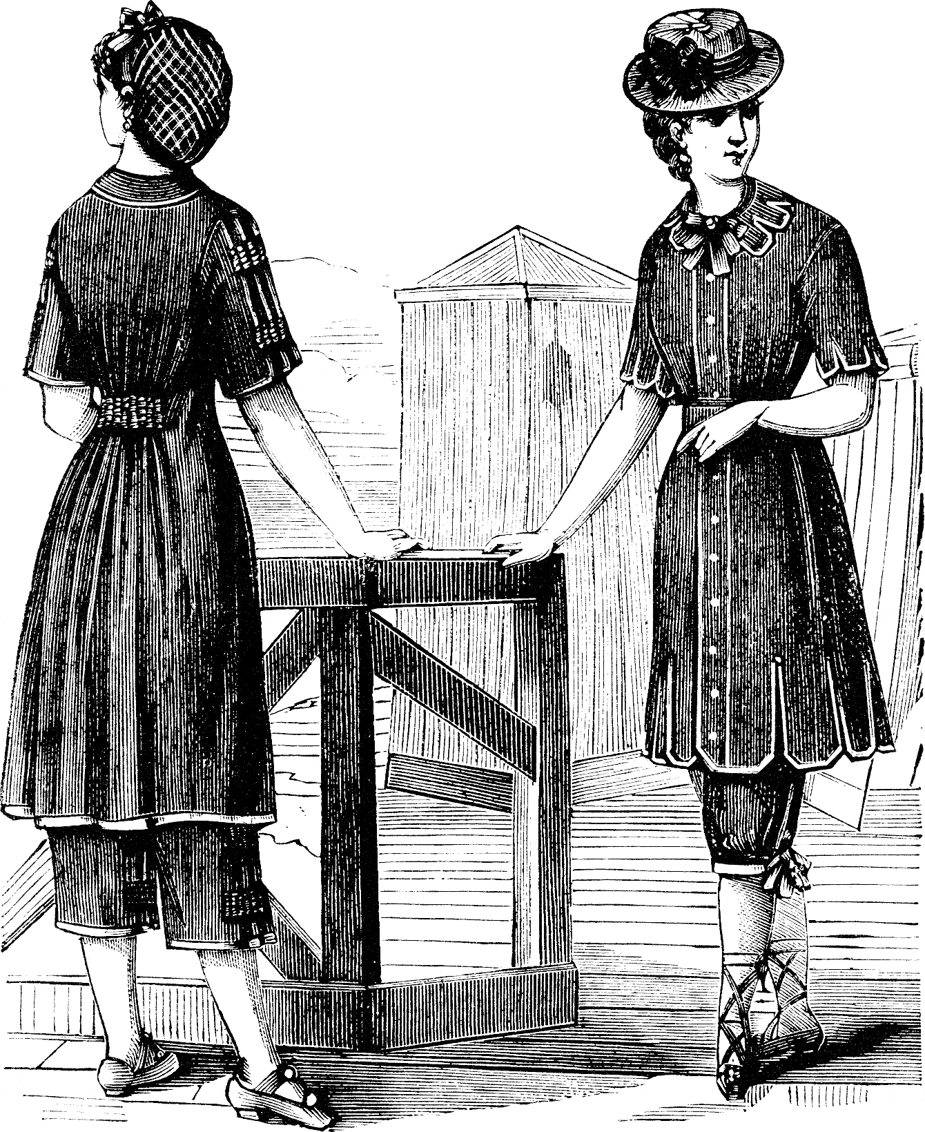 Victorian Bathing Dresses