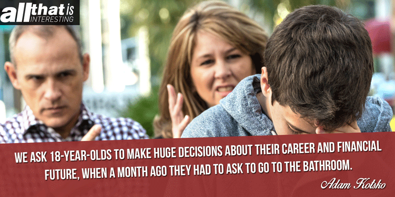 Life Decisions At 18 Quote