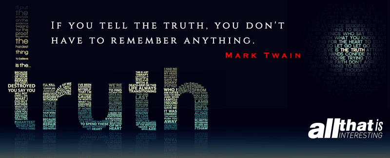 Mark Twain On Truth