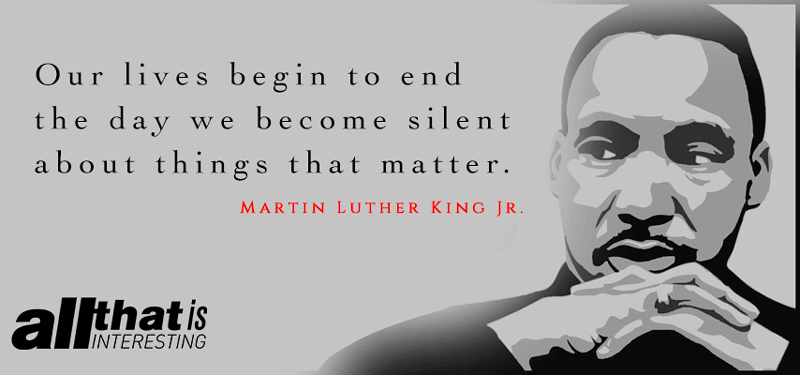 Martin Luther King On Staying Silent