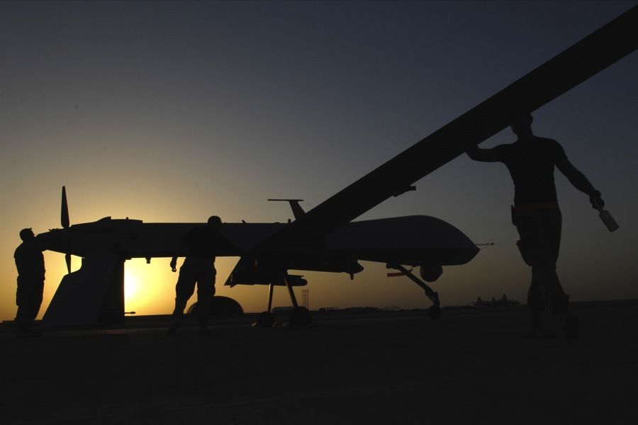 Obama Drones Predator Sunset
