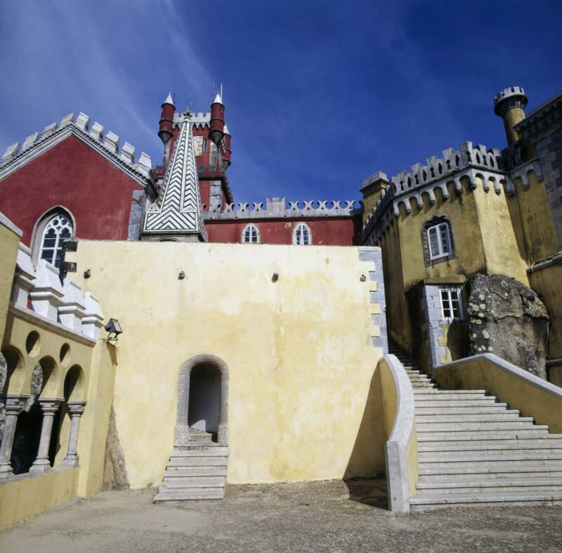 Pena Palace In Sintra Portugal