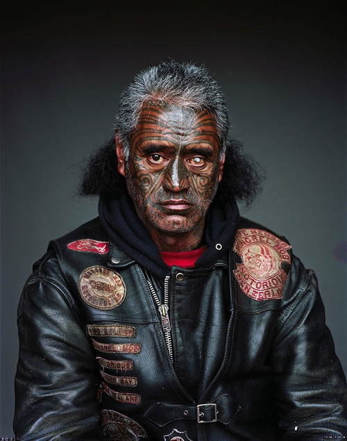 Biker Gang Face Tattoo