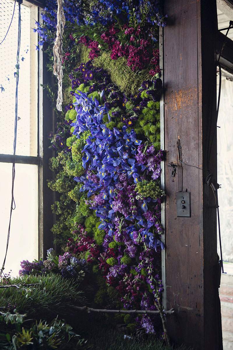 Details of Floral Installation Detroit