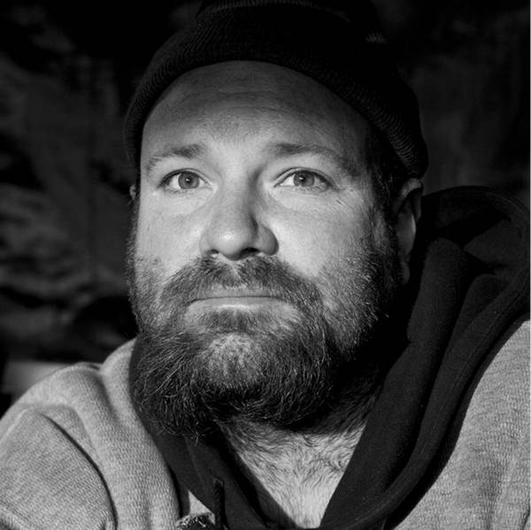 Homeless Portrait Beard Hoodie