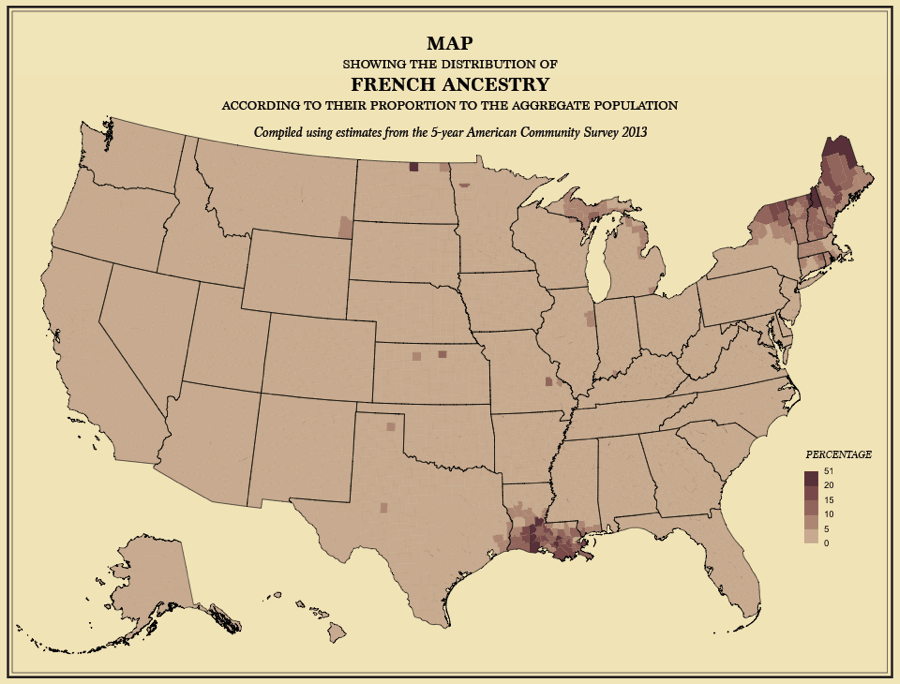 Map America Ancestry French