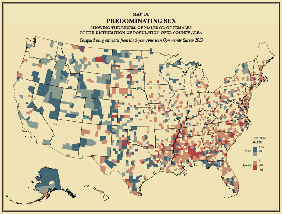 U.S. Census Maps Gender