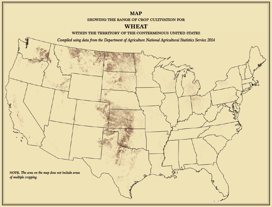 U.S. Census Maps Wheat