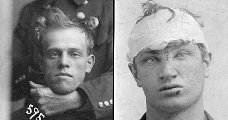 Two Vintage Mugshots From The Wild West