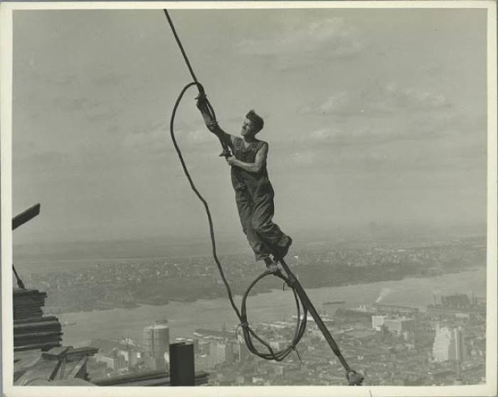 Skyscraper Construction Cable Swing