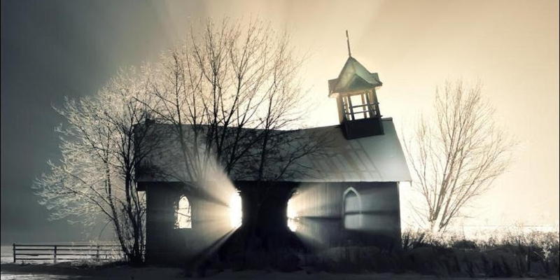 Abandoned Church Light Shadow