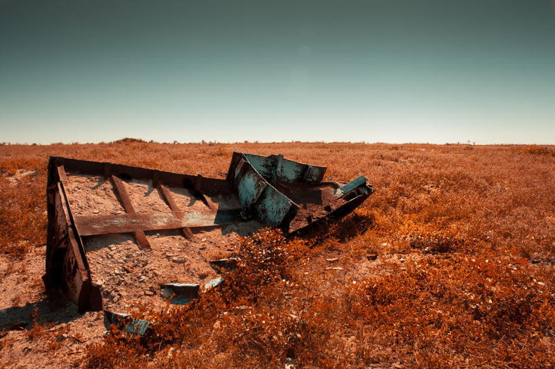 Abandoned Ship Aral Desert