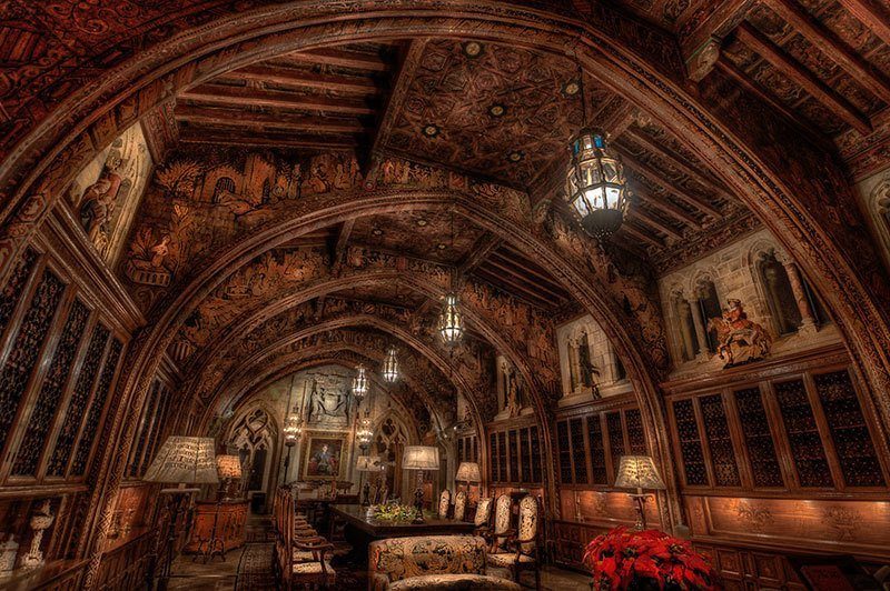 American Castles Hearst Library